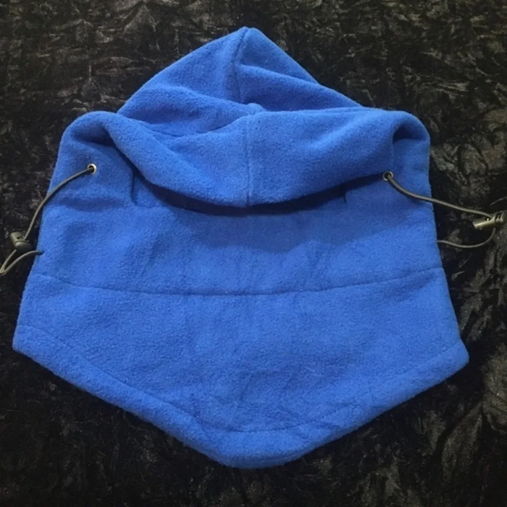 Blue 6 in 1 multi functional cold weather face and head cover. Unisex. Size- OS